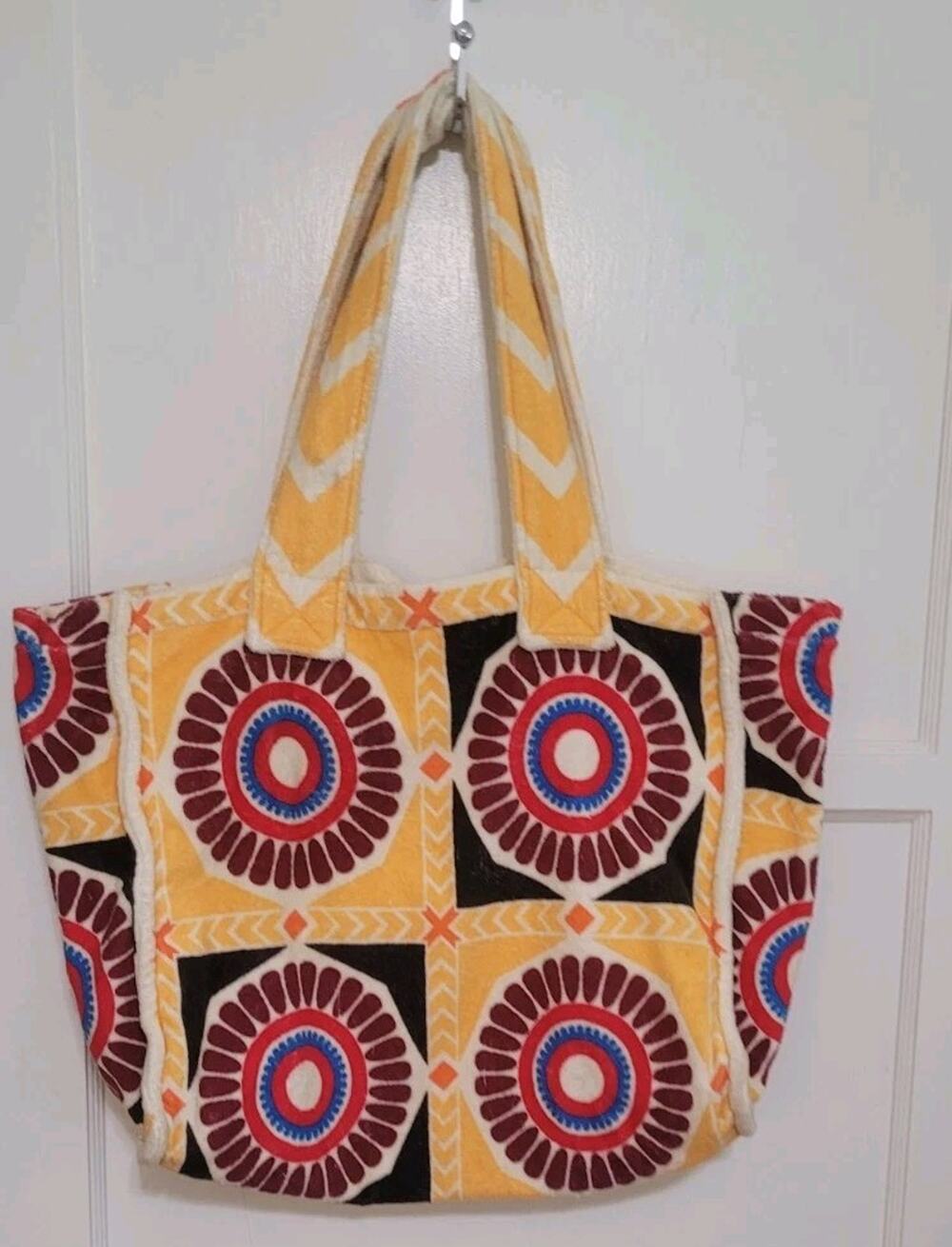 La Double J Terry Tote In Solar Place, Made In Italy, Pure Terry Cotton, Rare